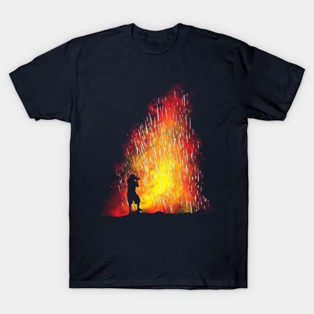 Eruption T-Shirt by Daletheskater